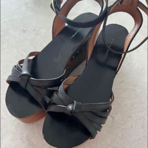 Isabel Marant Wooden Flatform Sandal - Picture 3 of 5